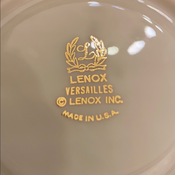 Lenox China- Vintage LOT 4 cups/saucers Lenox Versailles china - Picture 6 of 6